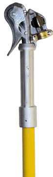 Salisbury 24407 1.25'' Mounted Aluminum Duckbill Grounding Clamp - Spring Loaded - Acme Thread
