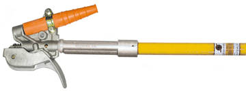 Salisbury 1855 Mounted Aluminum Duck Bill Grounding Clamp with Serrated Jaw - Spring Loaded - V Thread