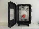 ITT Barton 242E-100# x 0-150F Pressure and Temperature Pelican Case Chart Recorder