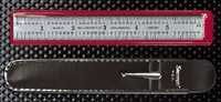 Starrett CH604R-6 6'' Satin Chrome Finish, Quick Reading, End Graduation Steel Rule