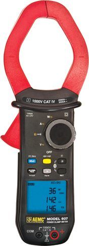 AEMC 607 TRMS Power Clamp on Meter