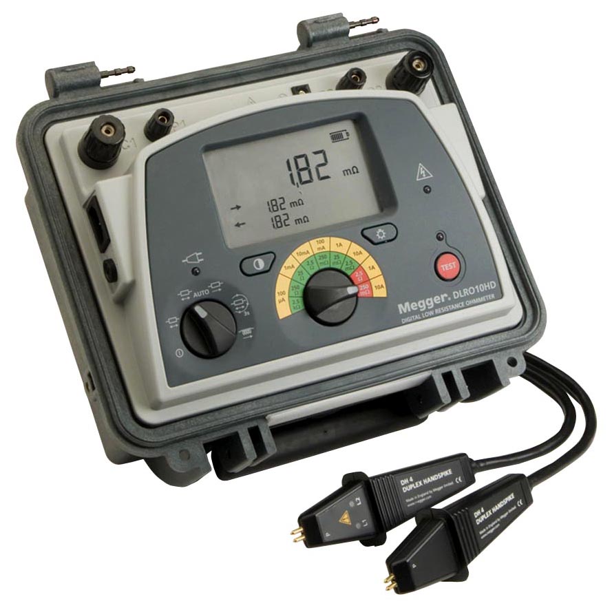 digital low resistance ohmmeter megger