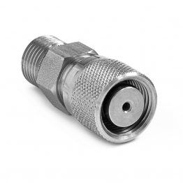 Ralston Qtha-3tso 3/8inch tube fitting x male Quick-test, no check-valve, S.S.
