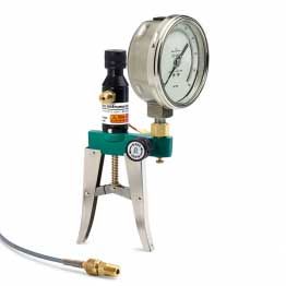 Ralston APGV-100PSIG-M 300 psi Pneumatic Scissor Hand Pump with 100 psi gauge
