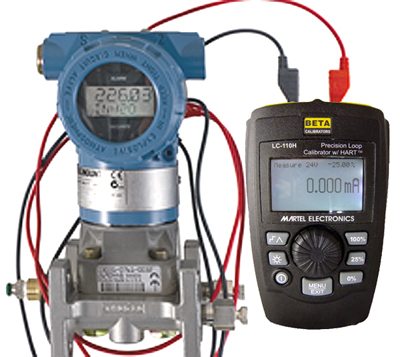 Hart transmitter calibration LC110H with transmitter