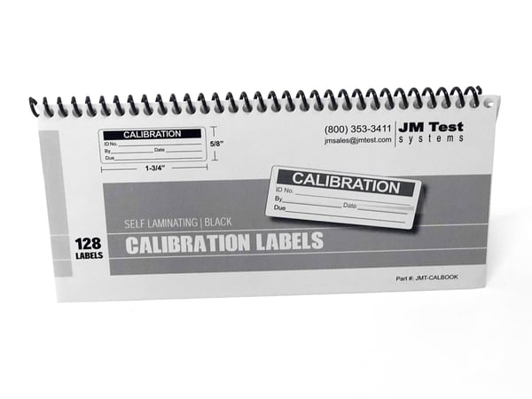 JM Test Calibration Labels - Image 4