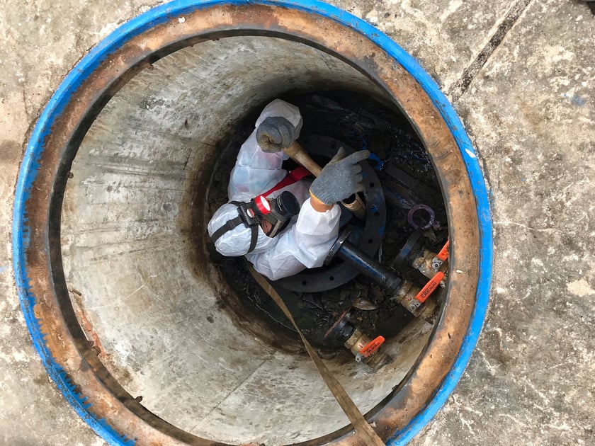 Safety when Measuring in a Confined Space