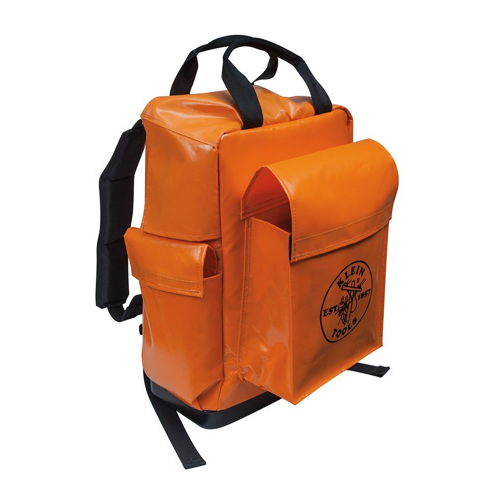 Klein Tools 5185ORA Lineman Backpack - JM Test Systems