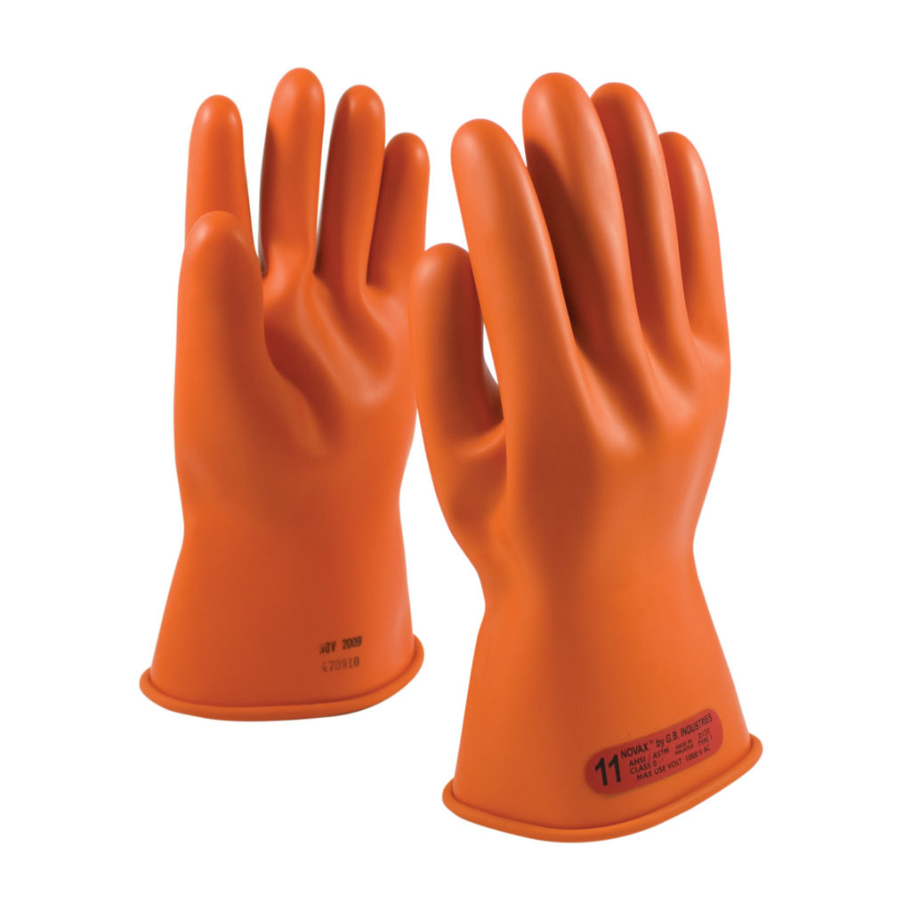 Class 0 Electrical Gloves By NOVAX Max Use Voltage 1000V AC 1500V DC