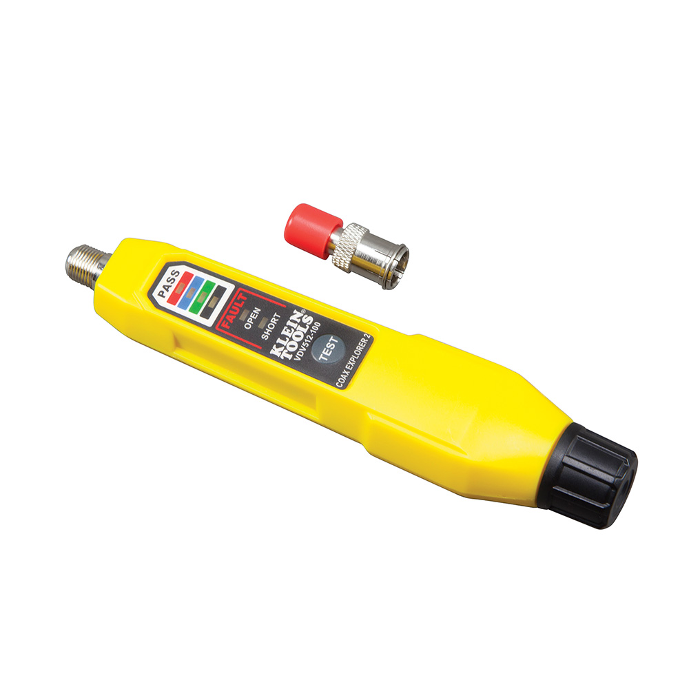 Klein Tools - Cable Tester, Coax Explorer® 2 Tester with Batteries